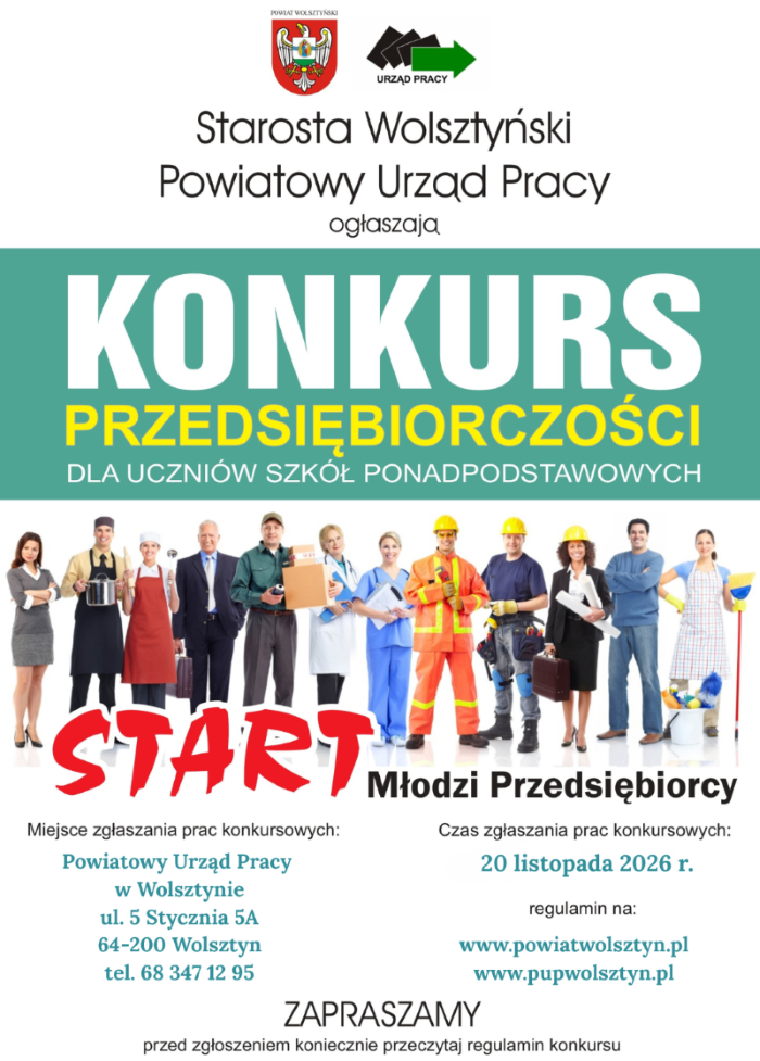Konkurs START- MŁODZI PRZEDSIĘBIORCY 2026